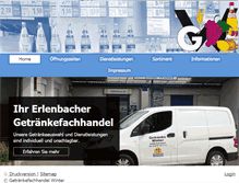 Tablet Screenshot of getraenke-gabiwinter.de